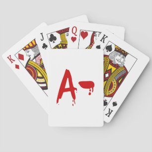 Blood Group A- Negative #Horror Hospital Playing Cards