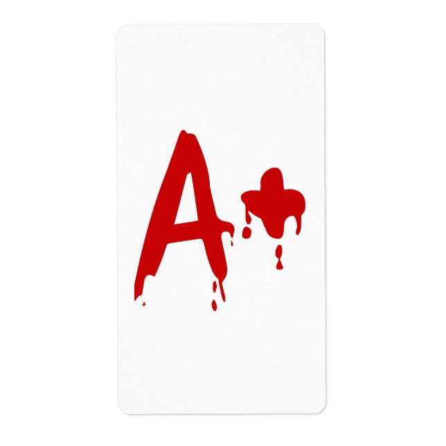 Blood Group A+ Positive #Horror Hospital (Front)