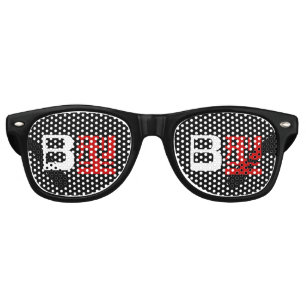 Blood Group B Japanese Kanji Retro Sunglasses