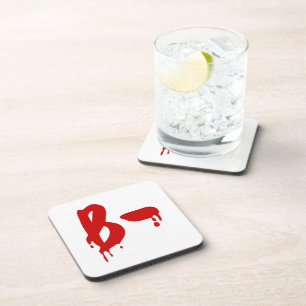 Blood Group B- Negative #Horror Hospital Coaster