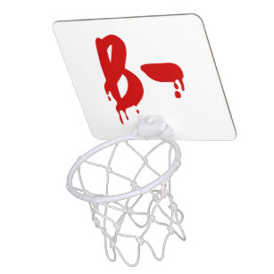 Blood Group B- Negative #Horror Hospital Mini Basketball Hoop