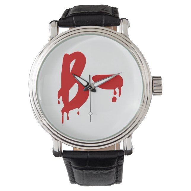 Blood Group B- Negative #Horror Hospital Watch (Front)