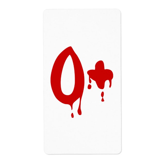 Blood Group O+ Positive #Horror Hospital (Front)