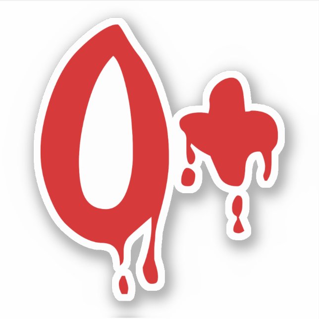 Blood Group O+ Positive #Horror Hospital (Front)