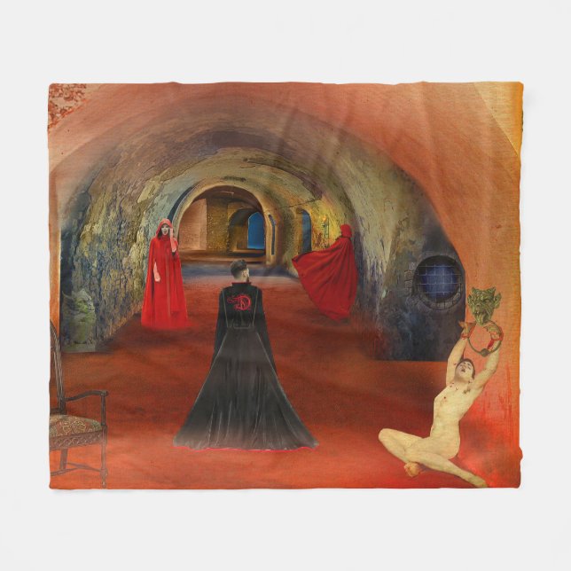  Blood is Life Fleece Blanket (Front (Horizontal))