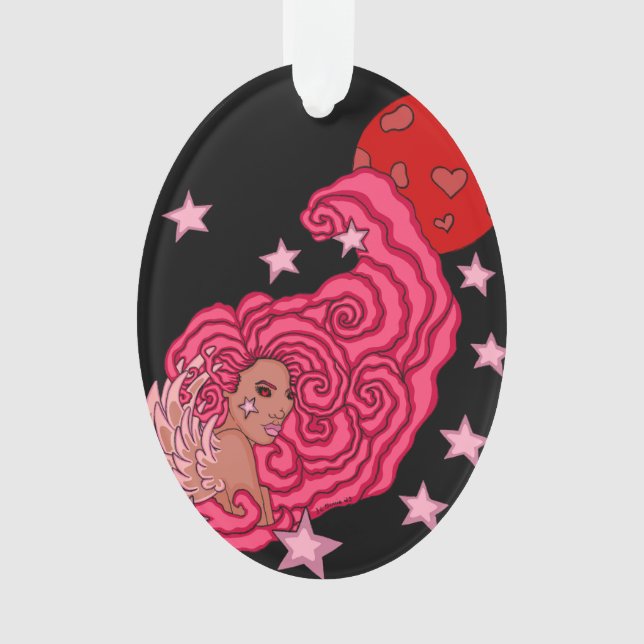 Blood Moon Angel Ornament  (Front)