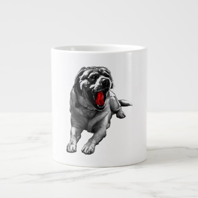 Blood Moon Howler Large Coffee Mug (Front)