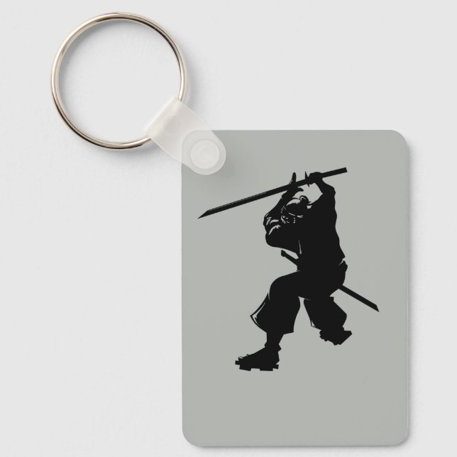 blood moon ninja (customise) key ring (Front)