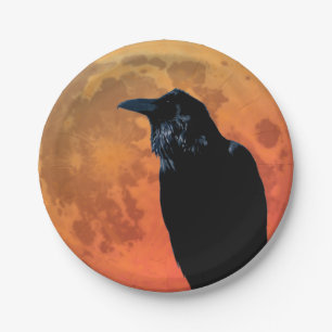 Blood Moon Raven Plate
