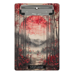 Blood Moon Sakura Ink Wash (1) Mini Clipboard