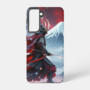 Blood Moon Samurai: The Last Stand at Mount Fuji Samsung Galaxy Case