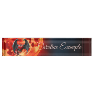 Blood Moon Valentine Fairy Nameplate