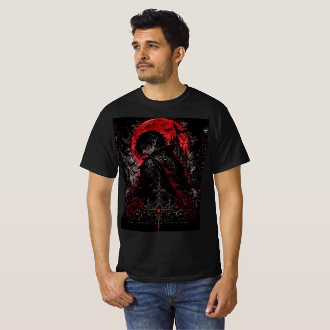 Blood Moon Vampire Lord T-Shirt (Front Full)