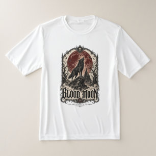 BLOOD MOON WOLF — Gothic Horror T-Shirt