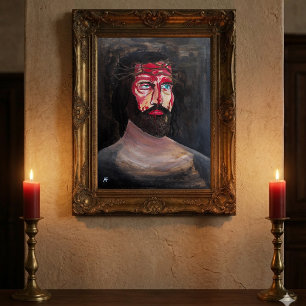 Blood of Christ Painting by Alfred Fox Canvas Print