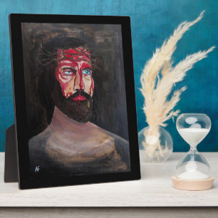 Blood of Christ Painting by Alfred Fox Plaque