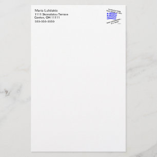 Blood of Hellas and Ouzo Personalised Stationery