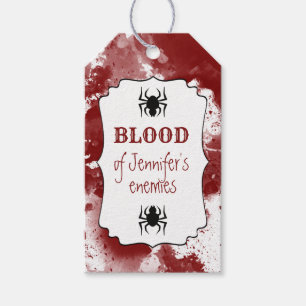 Blood Of My Enemies Gift Tags