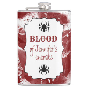 Blood Of My Enemies  Hip Flask