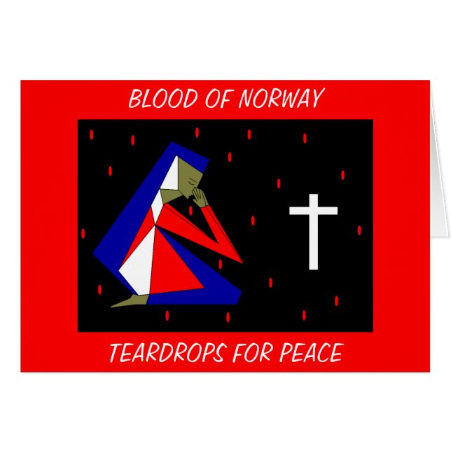 BLOOD OF NORWAY BLOOD FOR PEACE (Front Horizontal)
