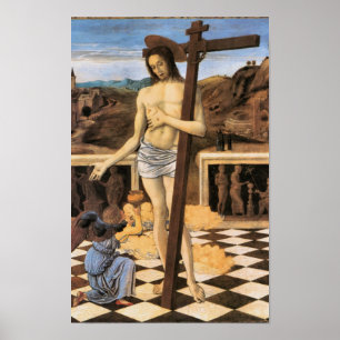 Blood Of Redeemer Bellini Jesus Angel Poster