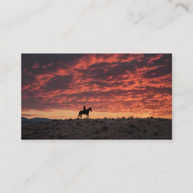 Blood Orange Birthday Invitation - Intense Western (Front)