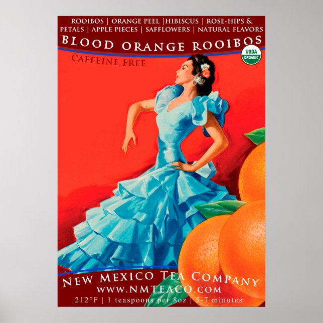Blood Orange Rooibos Poster (Front)