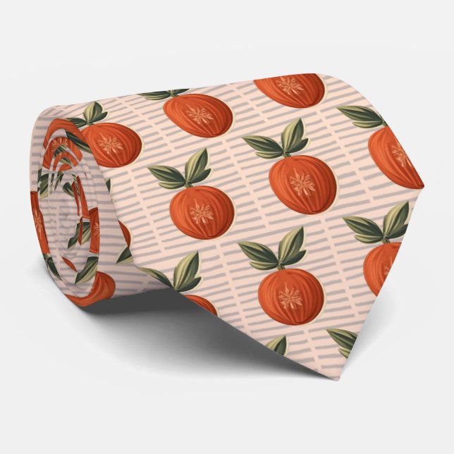 Blood Oranges, How Sweet! Tie (Rolled)