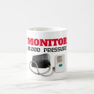 Blood pressure monitoring coffee mug