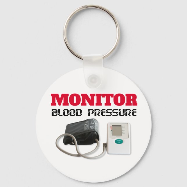 Blood pressure monitoring key ring (Front)