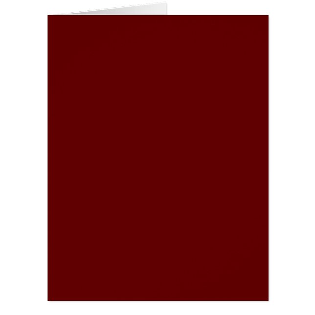 Blood Red BIG Greeting Card (Front)