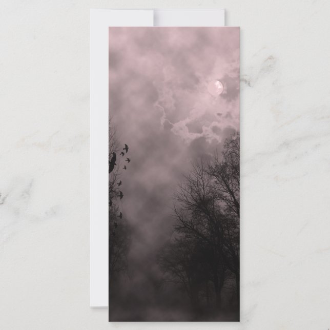 Blood Red Haunted Sky with Ravens (Front)