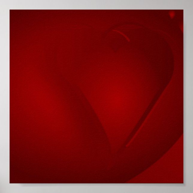 Blood Red Hearts Poster (Front)