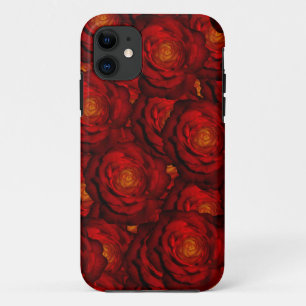 Blood red roses Case-Mate iPhone case