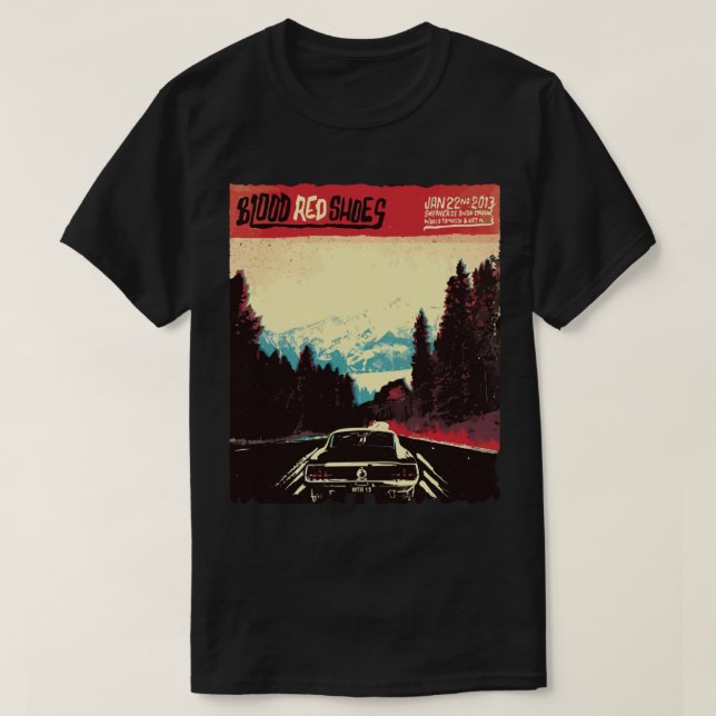 Blood Red Shoes Laura Mary Carter Steven Ansell Ro T-Shirt (Design Front)