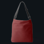 Blood Red Solid Blank Colour Crossbody Bag<br><div class="desc">Black red modern abstract background.
Minimal,  luxurious,  royal colour that works well on variants occasions.
Great gift style for congratulations on social/ official occasions.
#6D0000</div>