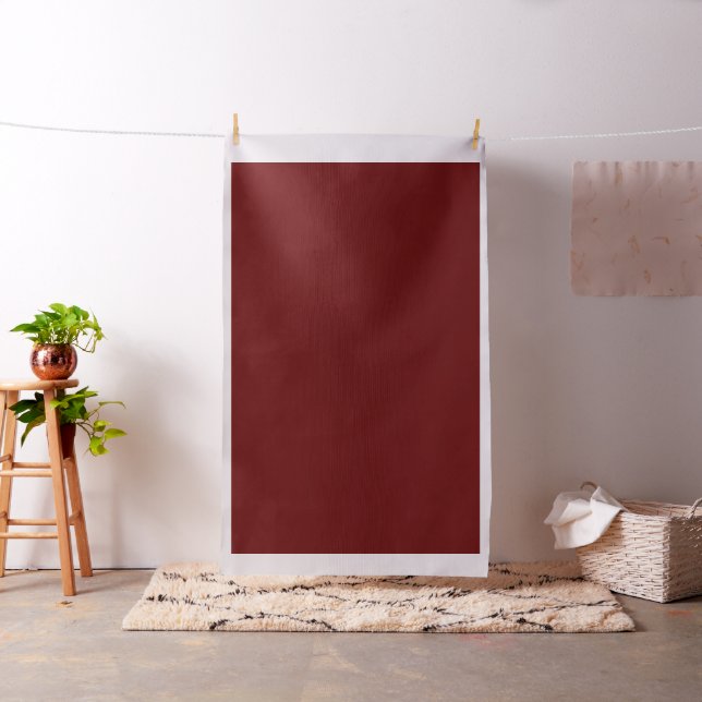 Blood Red Solid Colour Fabric (In Situ)