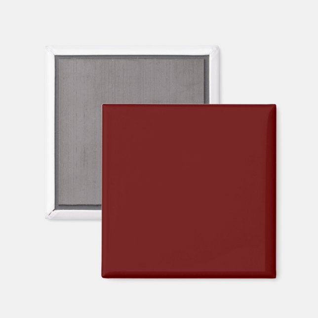 Blood Red Square Magnet (Front/Back)