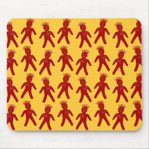 Blood Red Voodoo Dolls Mouse Pad