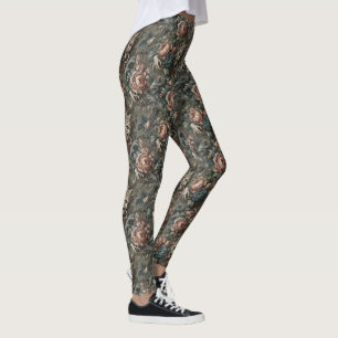 Blood Shadows Ritual – Gothic Victorian Delirium Leggings