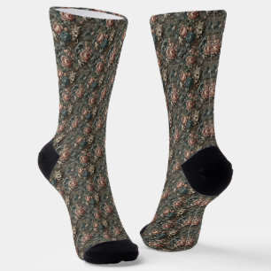 Blood Shadows Ritual – Gothic Victorian Delirium Socks