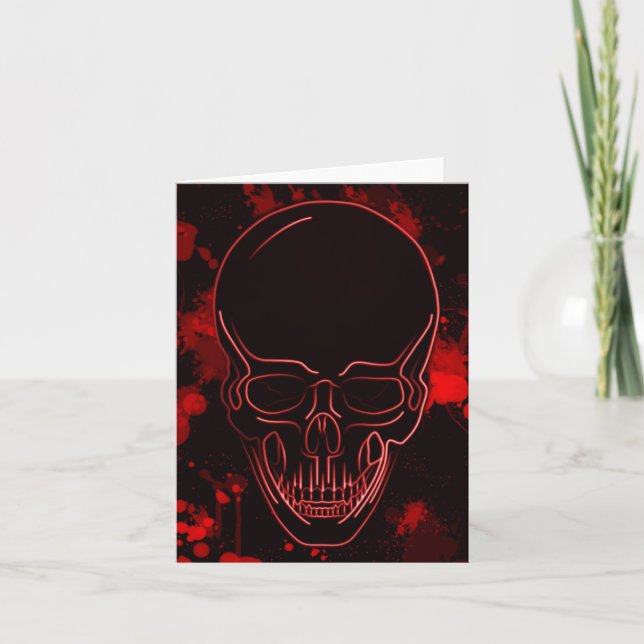 Blood Skull Card (Front)