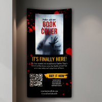 Blood Spatter Horror Book Launch Promotion
