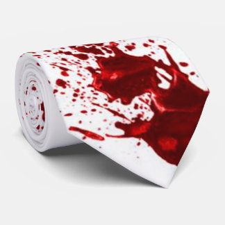 Blood spatter tie