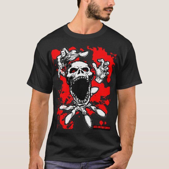 Blood Spatter Zombie Shirt (Front)