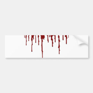 blood splatter 5.png bumper sticker