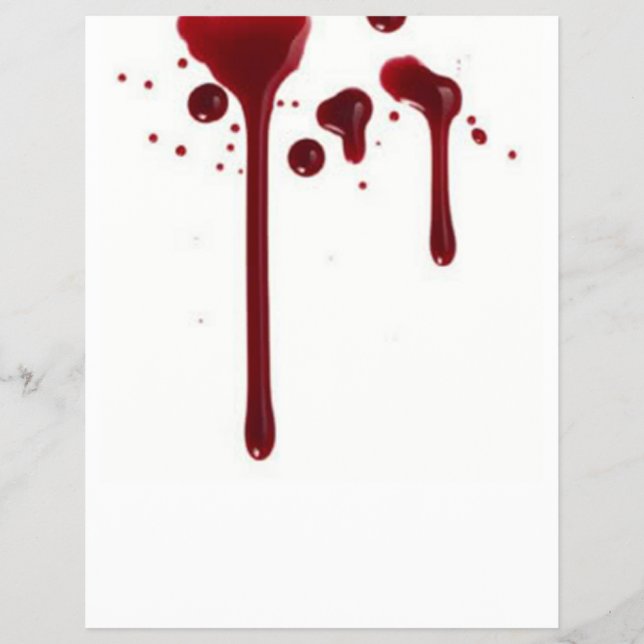 blood splatter fourth flyer (Front)