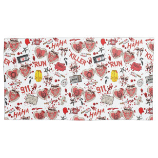 Blood Splatter Horror Movie Bedding Pillowcase