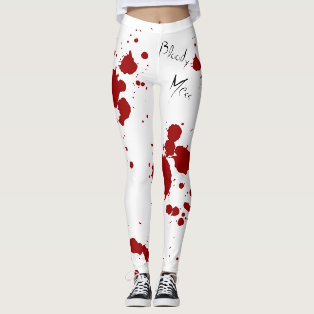 Blood Splatter Leggings (Front)