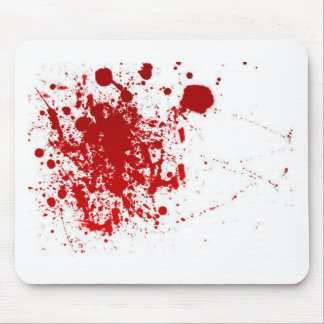 Blood Splatter Mouse Pad